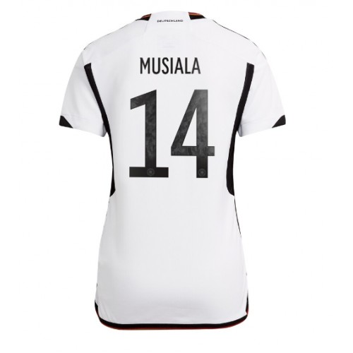 Njemačka Jamal Musiala #14 Domaci Dres za Ženska SP 2022 Kratak Rukav